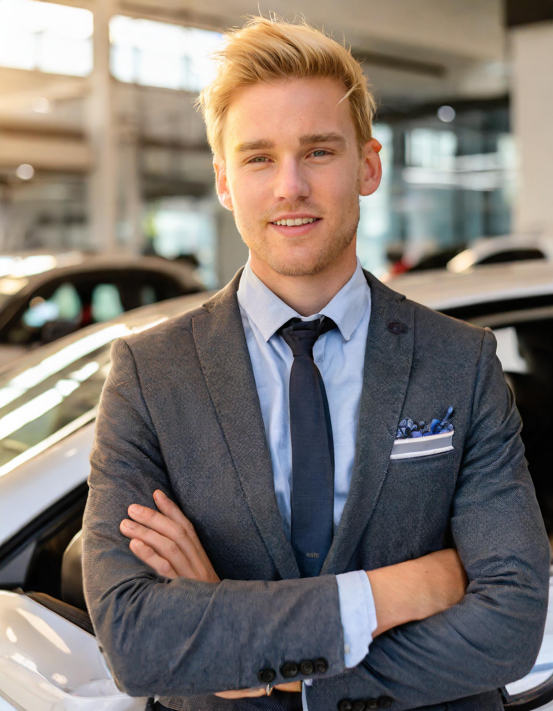 Moderne Autohäuser mit großzügigen Ausstellungsräumen