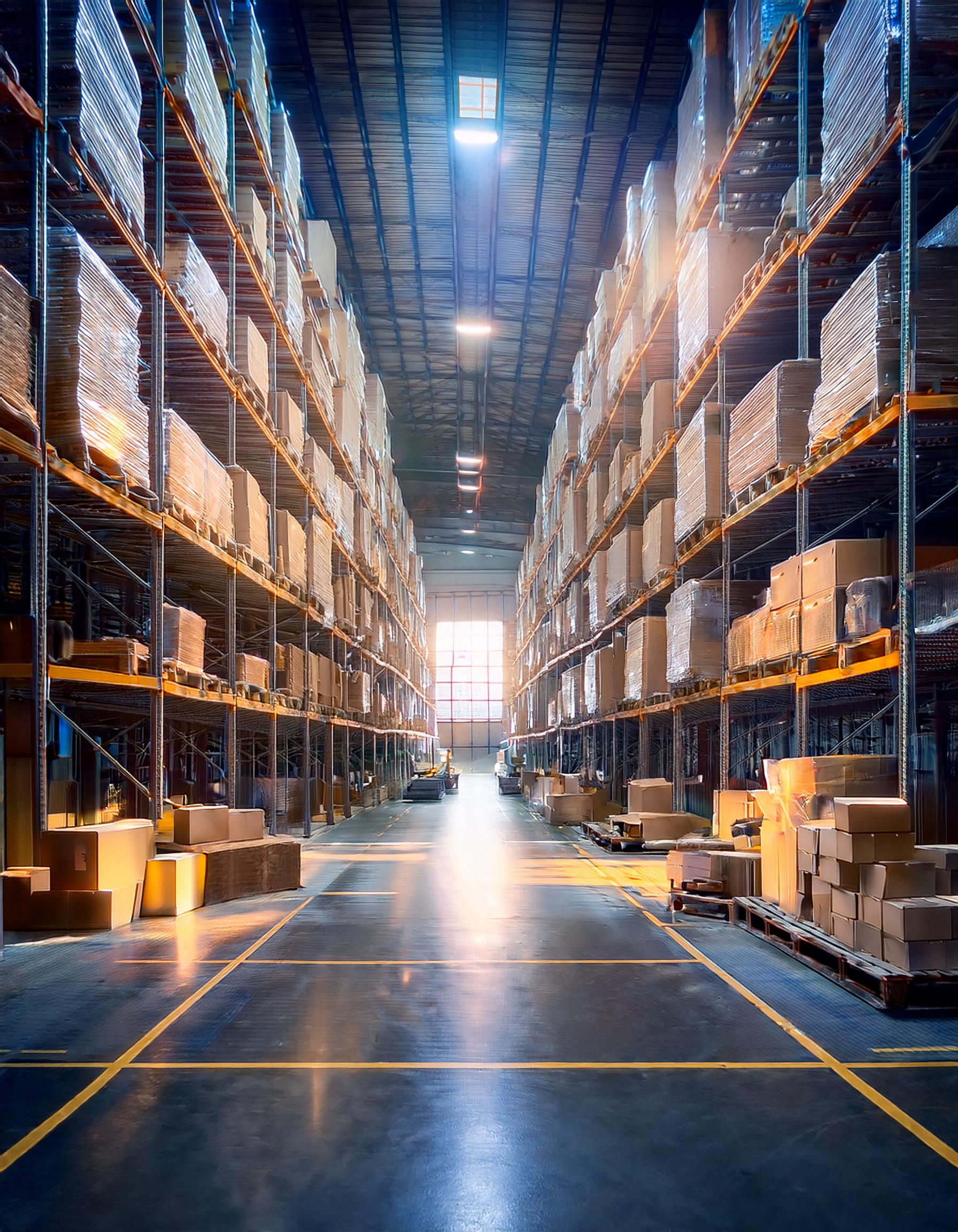 Eine beeindruckende Fahrzeugflotte vor dem INT4 Firmengebäude